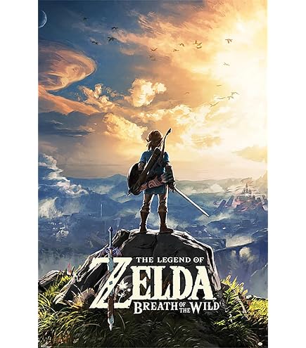 B'z 販促ポスター B2  The Wild Wind Amazon.com: Pyramid America Legend of Zelda Breath of The Wild